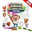 Cartoon Animal Coloring Book for Kids
