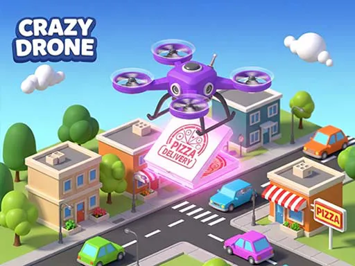 Crazy Drone Pizza Delivery