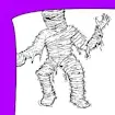 Mummy Coloring Book